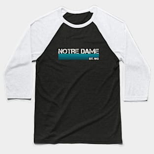 Notre Dame Retro EST. 1842 Baseball T-Shirt